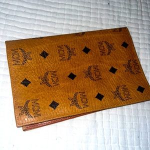 Prelove MCM Cognac Clutch/pouch (vintage)